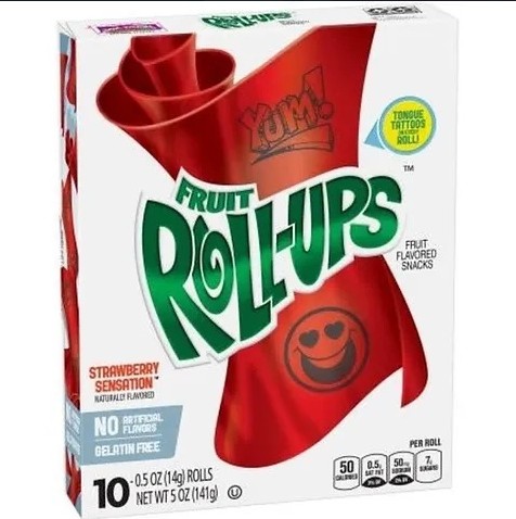 Fruit Roll Ups- Strawberry Sensation