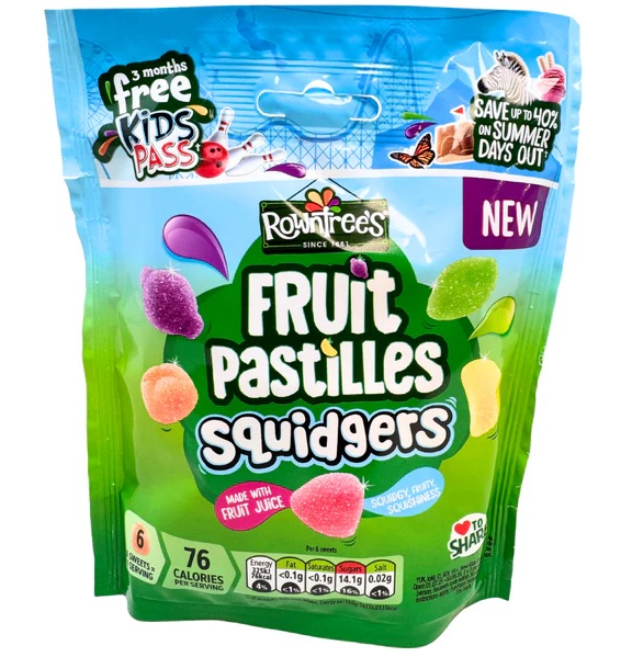 Rowntrees - Fruit Pastilles Squidgers