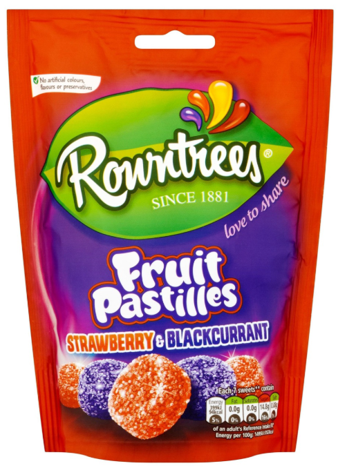 Rowntrees - Fruit Pastilles Strawb