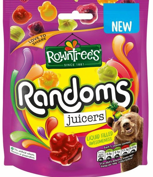 Rowntrees - Randoms Juicers (9x150g) Pouch