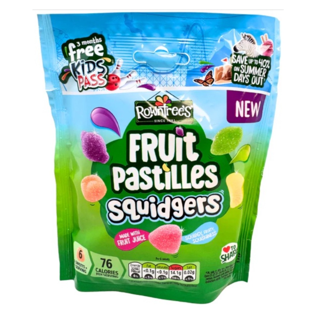 Rowntrees – Fruit Pastilles Squidgers