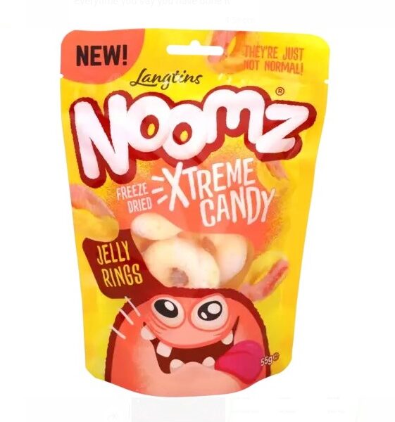 NOOMZ - Freeze Dried Peach Rings (12x55g)