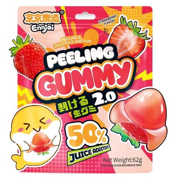 Ennjoi - Peeling Gummy 2,0 Strawberry (36x62g)