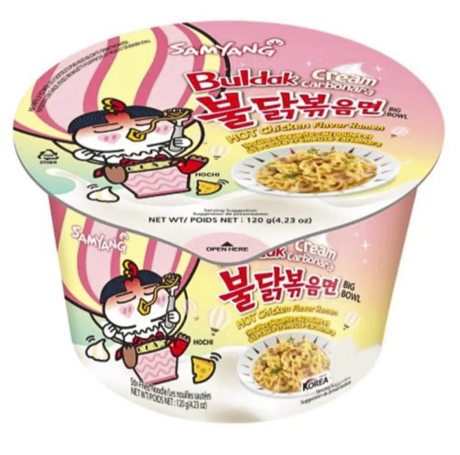 Samyang- Cream Carbonara Big Bowl